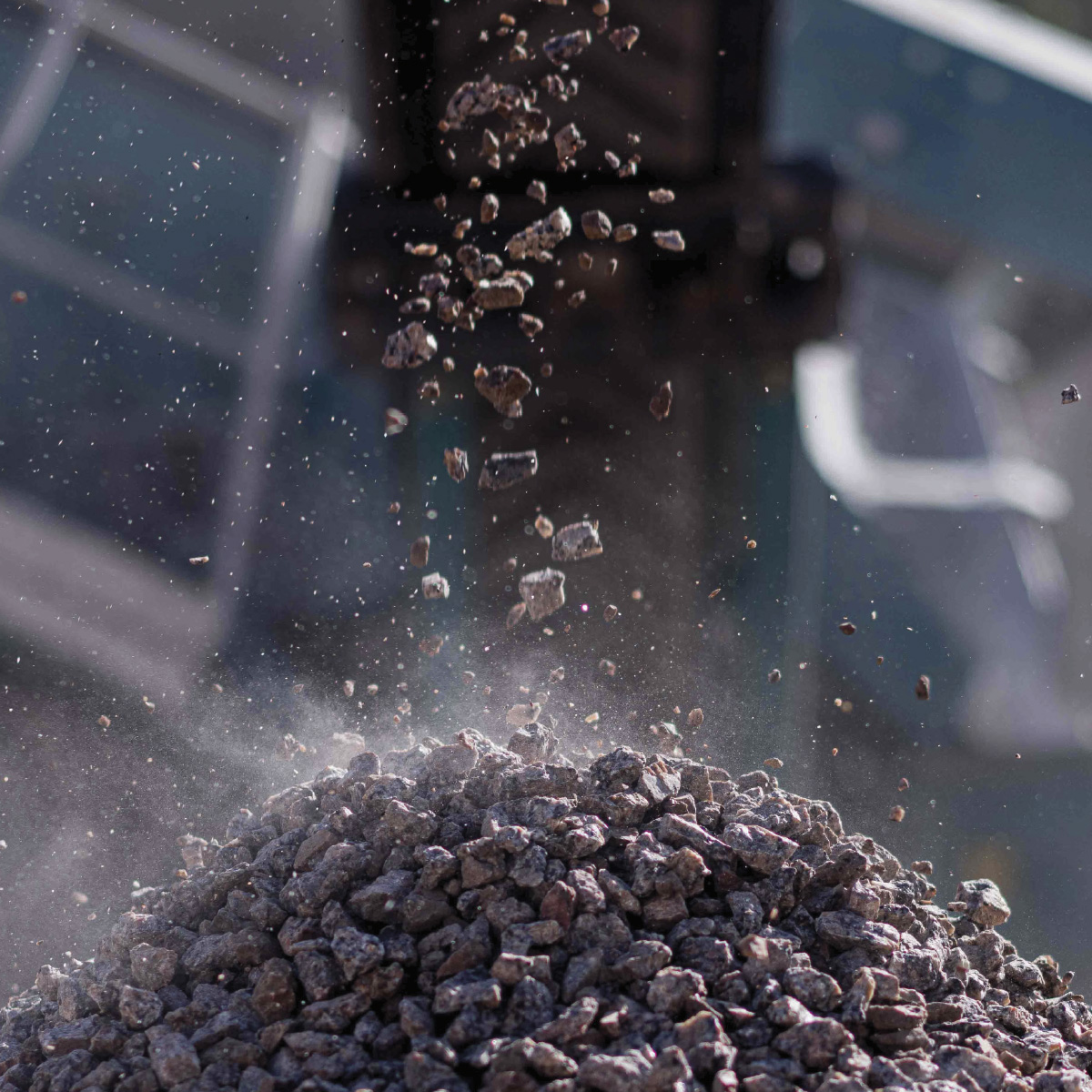 Splitt/Schotter aus dem Schotterwerk Fritz Ludwig