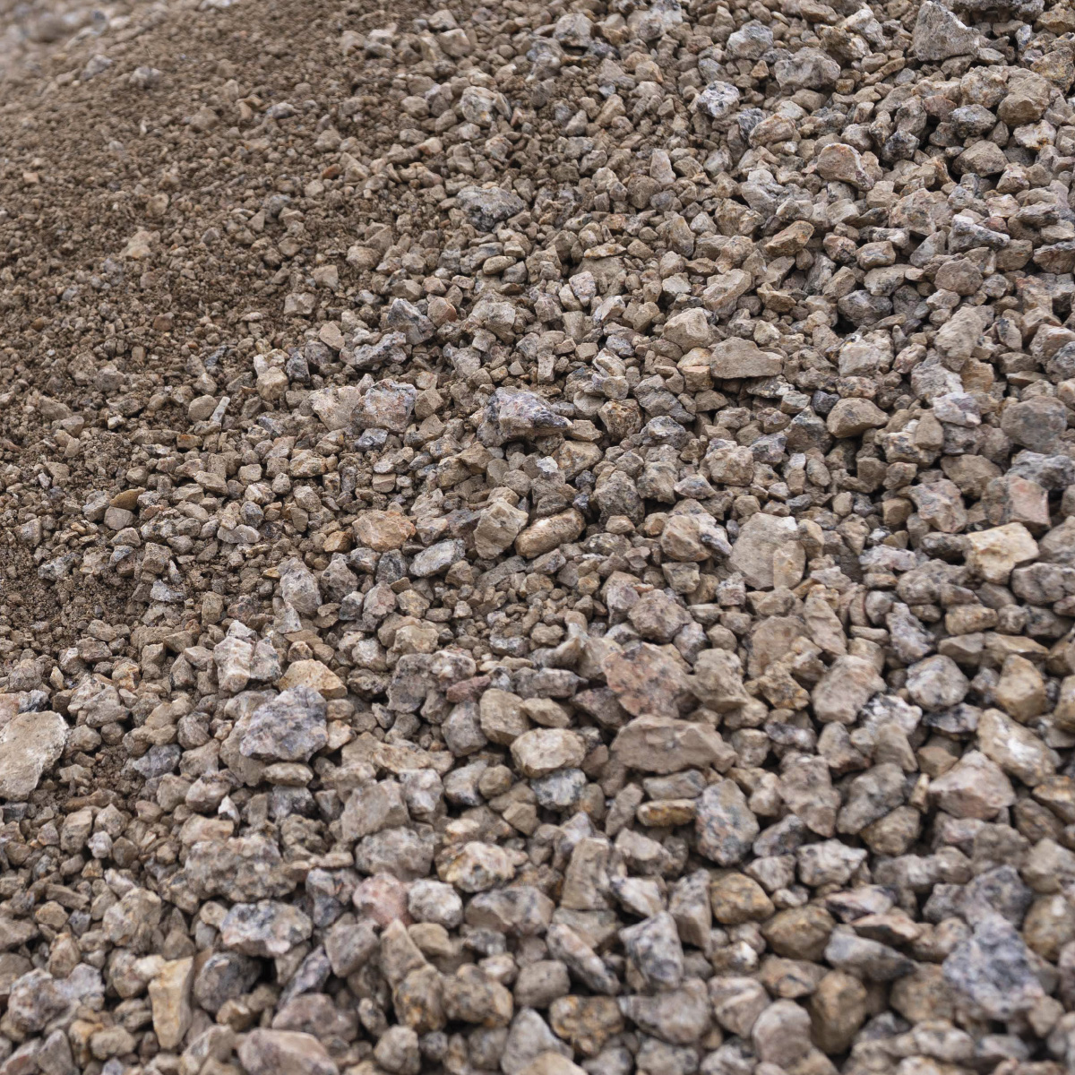 Vorabsiebung aus dem Schotterwerk Fritz Ludwig